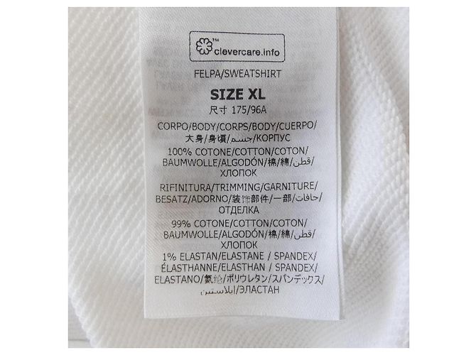 Stella Mc Cartney Stella McCartney Record Hoodie Kapuzenpullover Weiß - Ansicht 3