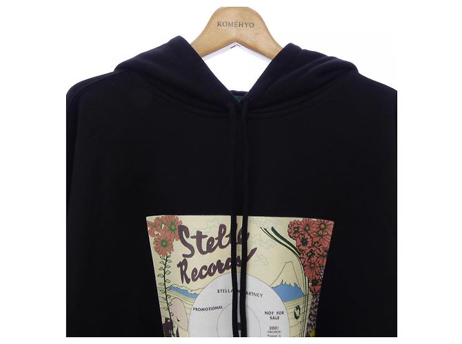 Stella Mc Cartney Stella McCartney Record Hoodie Schwarz - Ansicht 5