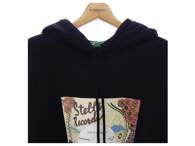 Stella Mc Cartney Felpa con cappuccio Record Stella McCartney Nero - vista 5