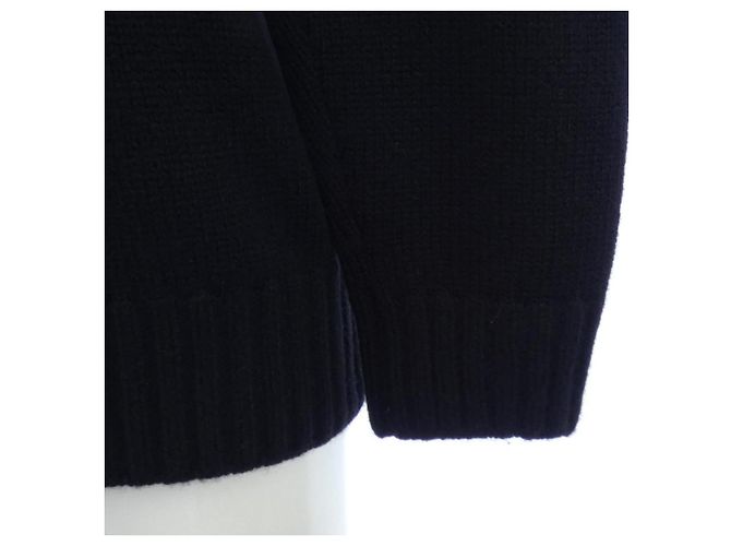 Tejido de cachemira Chanel Negro - vista 7