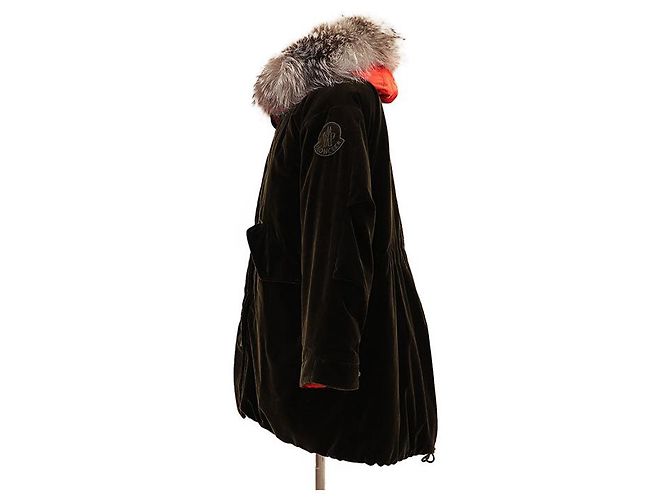 Abrigo de algodón y plumón TADORNE Moncler Naranja Caqui Verde oscuro - vista 4