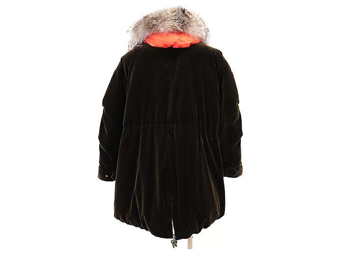 Abrigo de algodón y plumón TADORNE Moncler Naranja Caqui Verde oscuro - vista 6