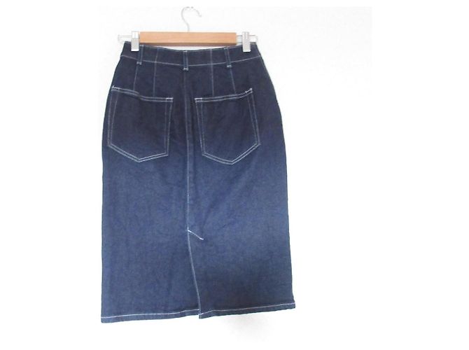Autre Marque Falda vaquera stretch eco IENA Azul - vista 2