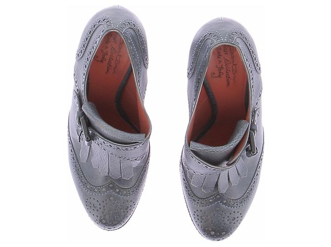 Santoni Derbies mit Absatz marineblau - Ansicht 6