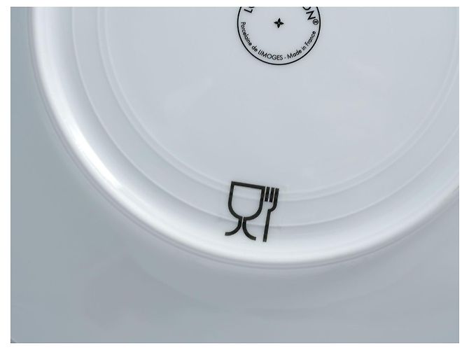 Louis Vuitton Monogram Flower Porcelain Dinner Plate Blue 27cm White - view 10