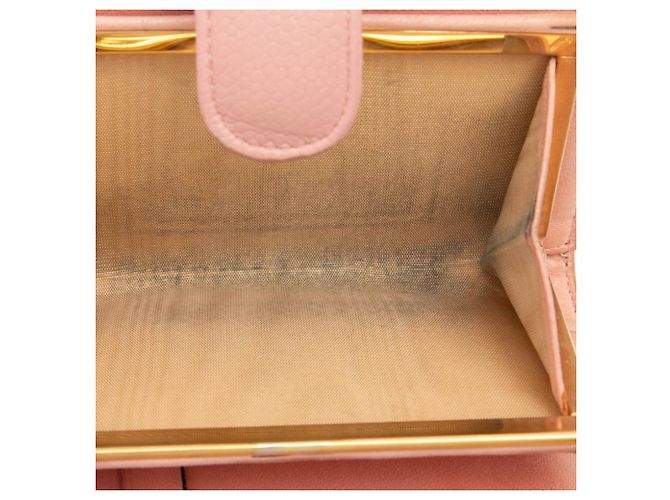 Chanel Coco Mark Bi-fold Wallet Pink - Ansicht 5