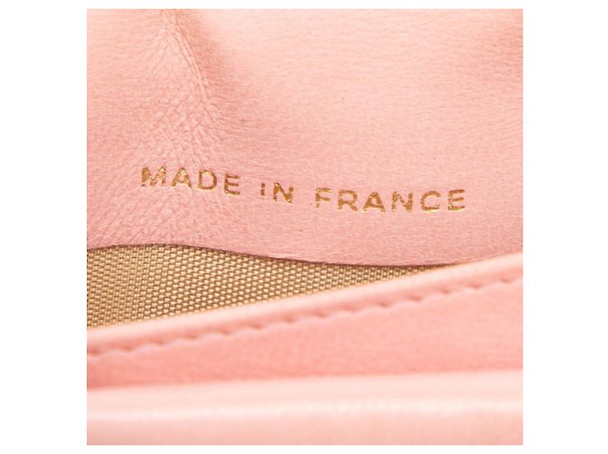 Chanel Coco Mark Bi-fold Wallet Pink - Ansicht 7