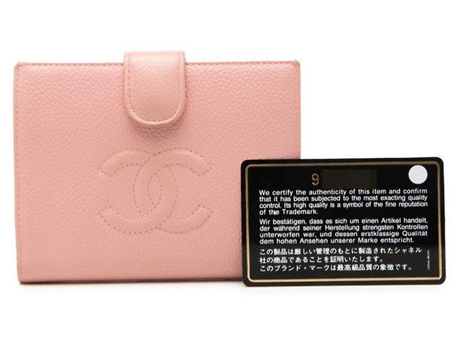 Chanel Coco Mark Bi-fold Wallet Pink - Ansicht 9