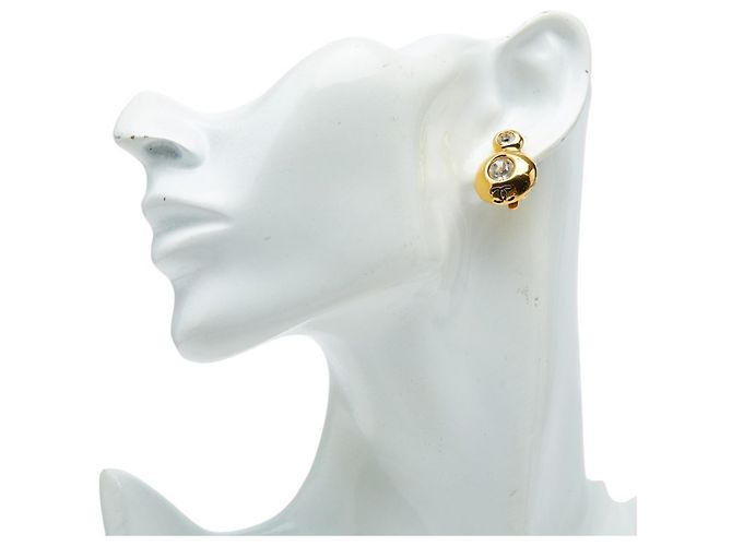 Orecchini a clip Chanel Coco Mark placcati oro D'oro - vista 4
