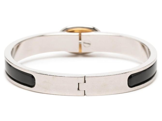 Hermès Bracciale Hermes Mini Click Chaine d'Ancre Nero - vista 3