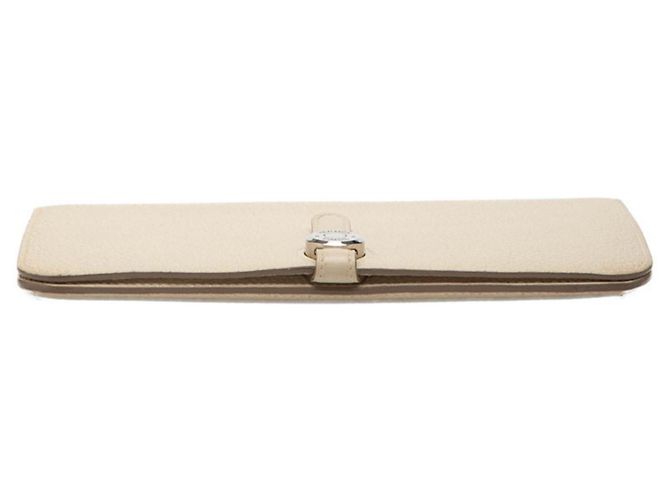 Hermès Cartera larga Dogon Hermes en Marfil Crudo - vista 3