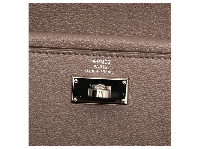 Hermès Hermes Kelly Long Wallet in Grau Braun - Ansicht 6