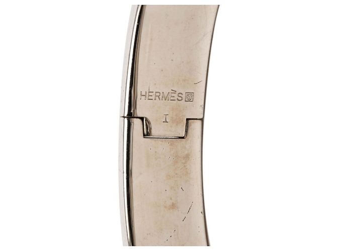 Hermès Pulsera Click H PM Hermes Negro Plata - vista 4