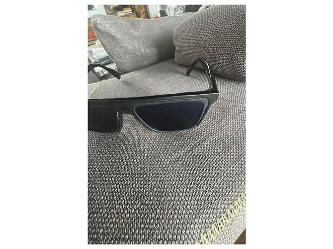 Yohji Yamamoto Gafas de sol negras de acetato Negro - vista 7