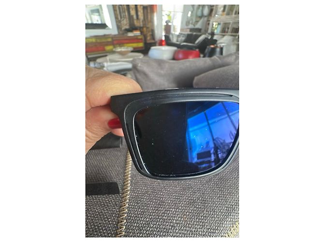 Yohji Yamamoto Gafas de sol negras de acetato Negro - vista 9