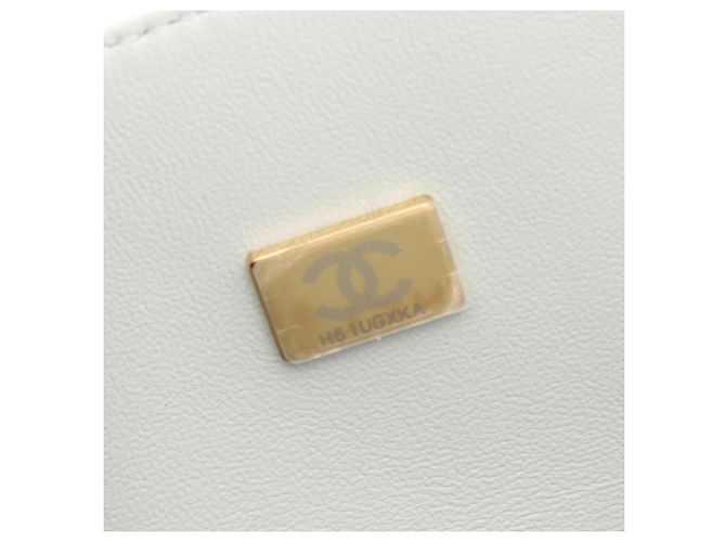 Borsa a tracolla Chanel Boy Small blu - vista 5