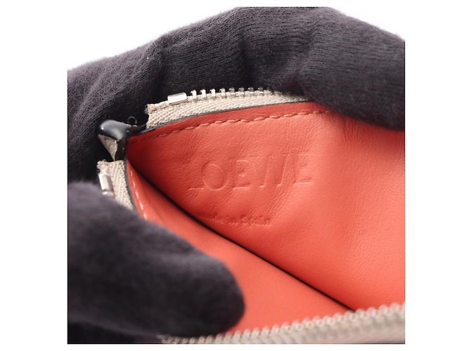 Tarjetero Anagram Coin Loewe Castaño - vista 4