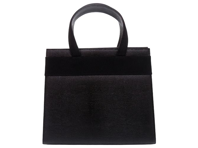 Borsa Salvatore Ferragamo Vara Ribbon Nero - vista 3