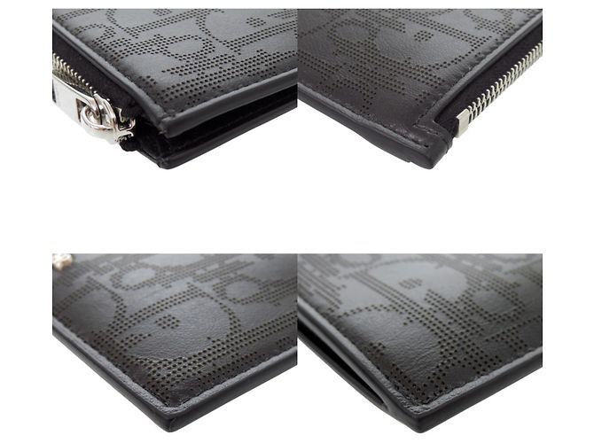 Monedero de piel negro Christian Dior - vista 4