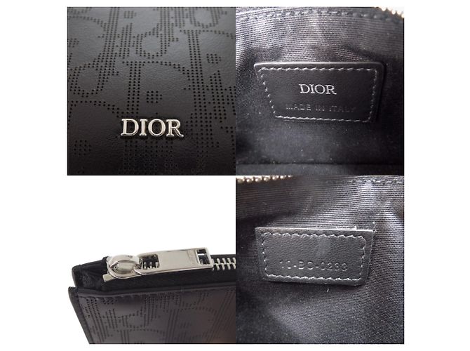 Monedero de piel negro Christian Dior - vista 6