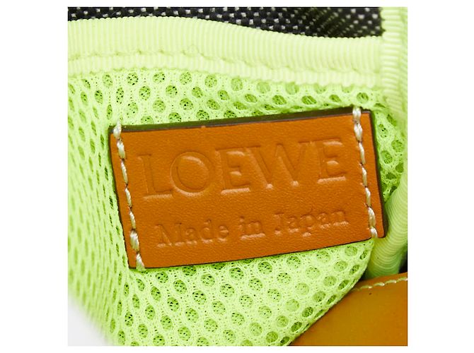 Pochette da collo Loewe EYE NATURE CASE Marrone Nero Giallo - vista 10