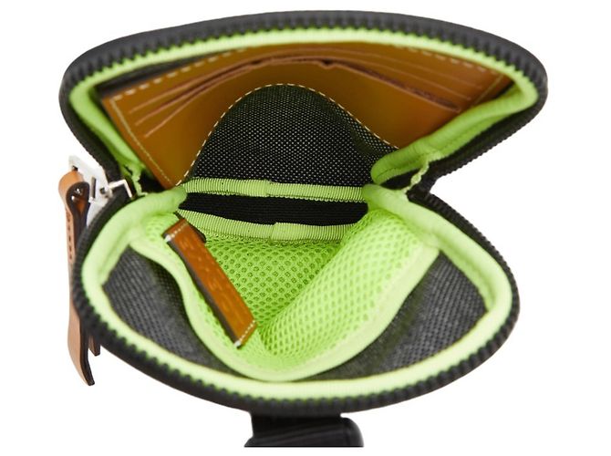 Pochette da collo Loewe EYE NATURE CASE Marrone Nero Giallo - vista 9