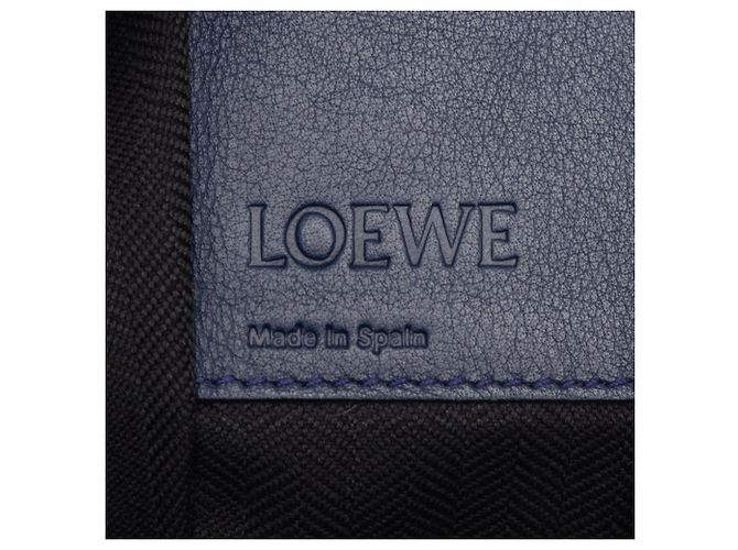 Borsa a mano e borsa a tracolla Loewe Anagram Hammock Medium Blu navy - vista 5