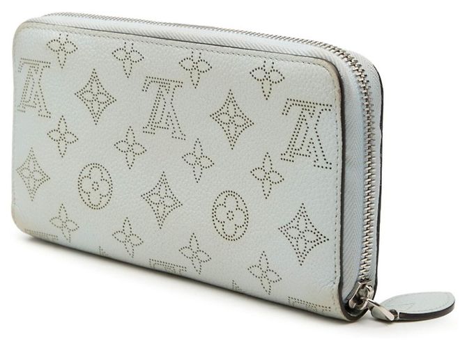 Louis Vuitton Monogram Mahina Zippy Wallet Hellblau - Ansicht 2