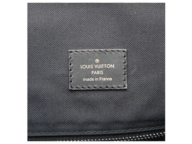 Zaino Louis Vuitton Monogram Macassar Christopher PM Marrone Nero - vista 5
