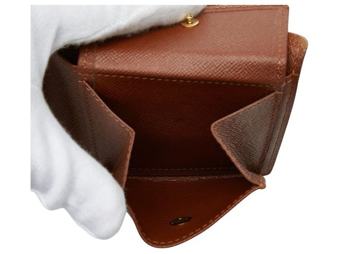 Louis Vuitton Monogram Bi-fold Wallet Braun - Ansicht 7