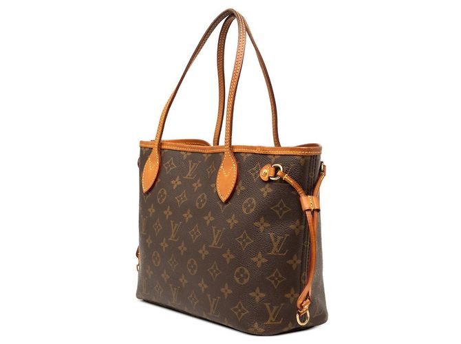 Borsa Louis Vuitton Monogram Neverfull PM Borsa Tote Marrone - vista 2