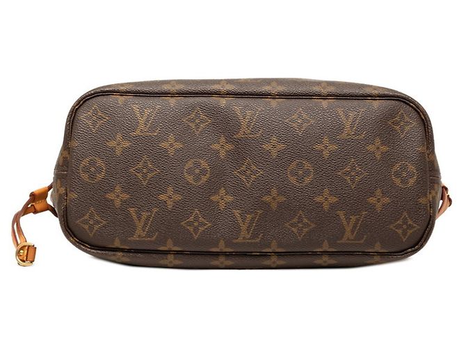 Borsa Louis Vuitton Monogram Neverfull PM Borsa Tote Marrone - vista 3
