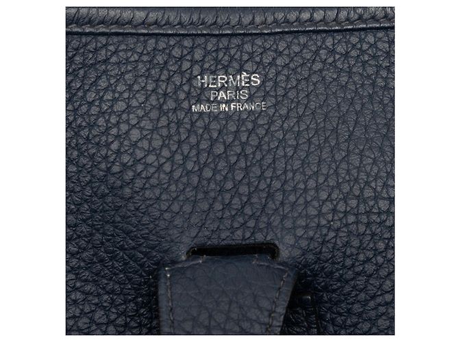 Hermès Borsa a tracolla Hermes Evelyne 3 Trois GM Navy Blu navy - vista 6