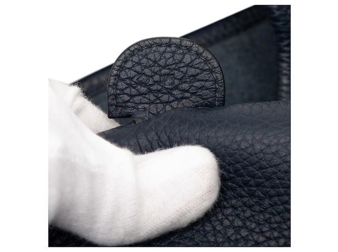 Hermès Borsa a tracolla Hermes Evelyne 3 Trois GM Navy Blu navy - vista 7