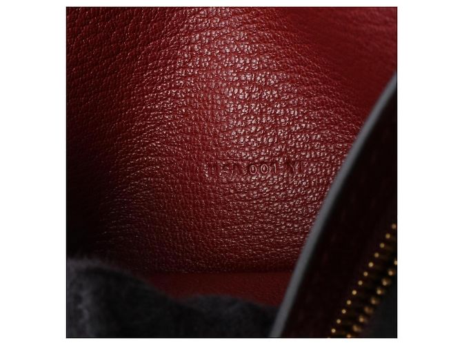 Hermès Cartera larga Hermes Bearn Soufflet en Bordeaux Roja Burdeos - vista 6