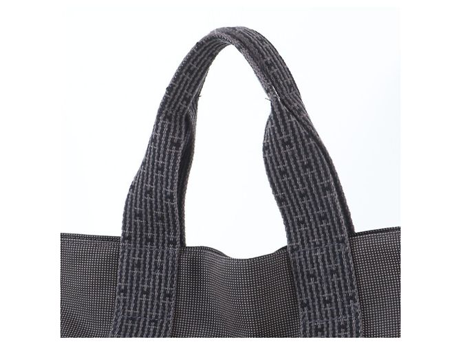 Hermès Borsa Tote Hermes Herline in grigio Marrone - vista 2