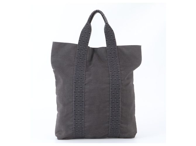 Hermès Borsa Tote Hermes Herline in grigio Marrone - vista 3