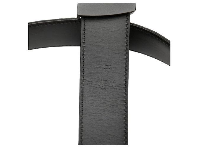 Cintura Initial Louis Vuitton Damier Graphite Marrone Nero - vista 6