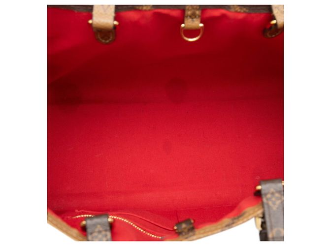 Borsa Louis Vuitton Monogram Giant Reverse OnTheGo MM Marrone - vista 5