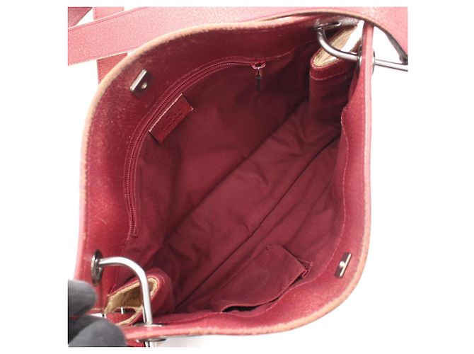 Borsa a tracolla/Borsa a mano Gucci GG Canvas Beige Bordò - vista 3