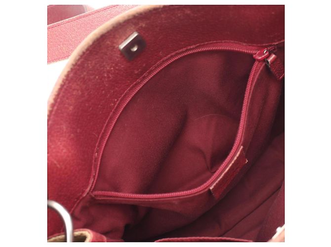 Borsa a tracolla/Borsa a mano Gucci GG Canvas Beige Bordò - vista 9
