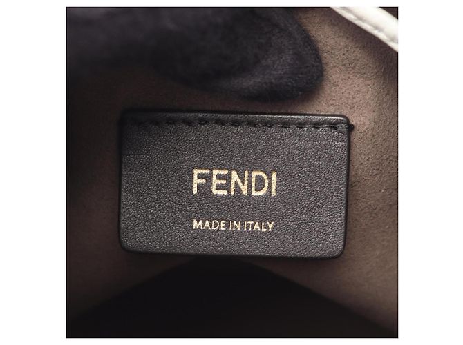 Bolso de mano 2-Way Mini Montresor Fendi x Fila Blanco Roja Azul marino - vista 4