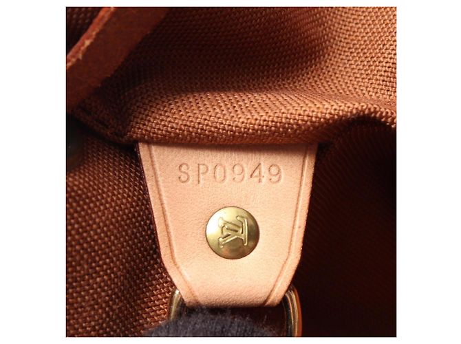 Zaino/Borsa Louis Vuitton Montsouris GM Marrone Monogramma - vista 5