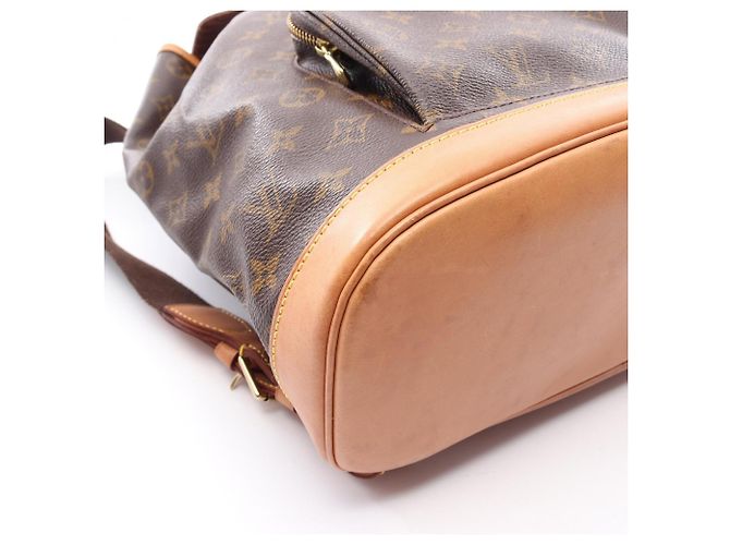 Zaino/Borsa Louis Vuitton Montsouris GM Marrone Monogramma - vista 6