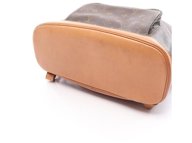 Zaino/Borsa Louis Vuitton Montsouris GM Marrone Monogramma - vista 7