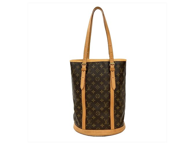 Borsa Tote Louis Vuitton Bucket GM Marrone - vista 2