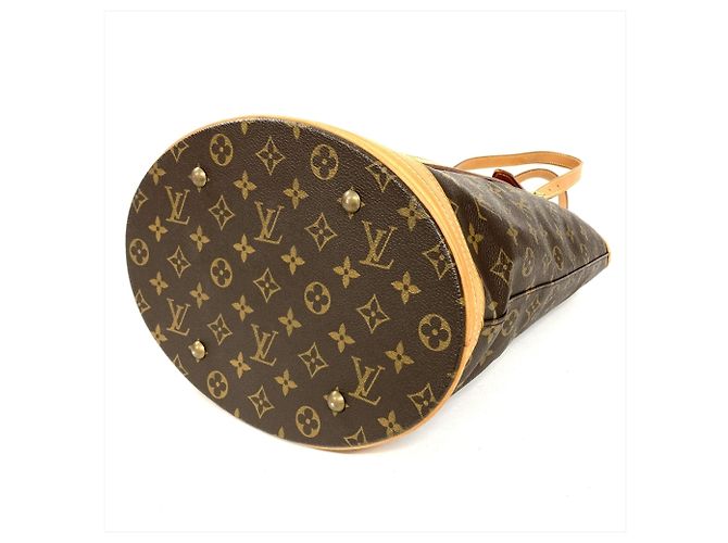 Borsa Tote Louis Vuitton Bucket GM Marrone - vista 4