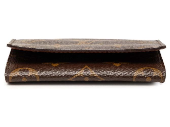 Tarjetero Monogram marrón Louis Vuitton Castaño - vista 3