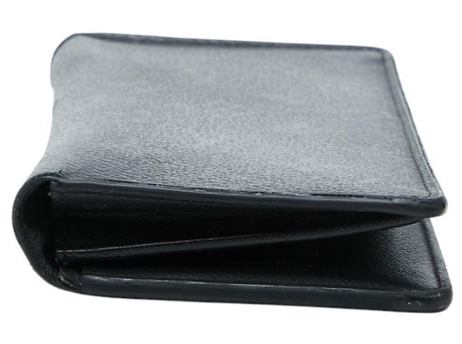 Portafoglio lungo Louis Vuitton Monogram Eclipse Brazza Marrone Nero - vista 3