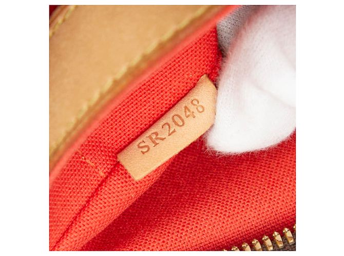 Borsa a tracolla Louis Vuitton Monogram Naviglio Marrone - vista 10
